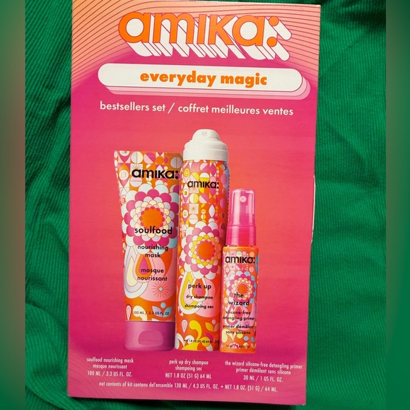 Amika Soulfood and Perk Up Hair Care Duo bestsellers set NIB - Picture 1 of 10